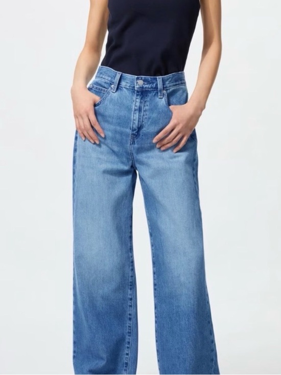 Uniqlo Denim - Uniqlo wide leg Blue Denim Jeans (Japan sizing)
